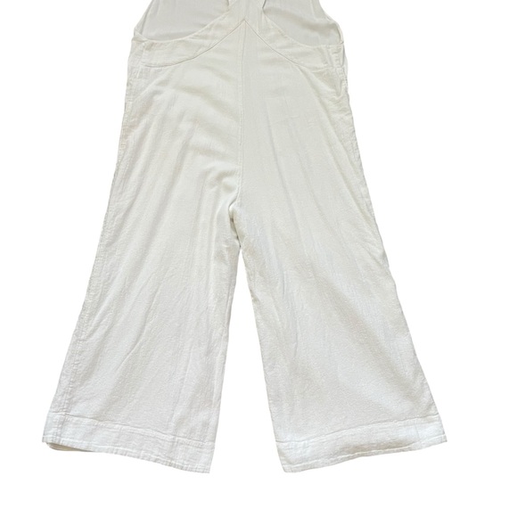 Free People white lined jumpsuit, size large - Picture 4 of 7